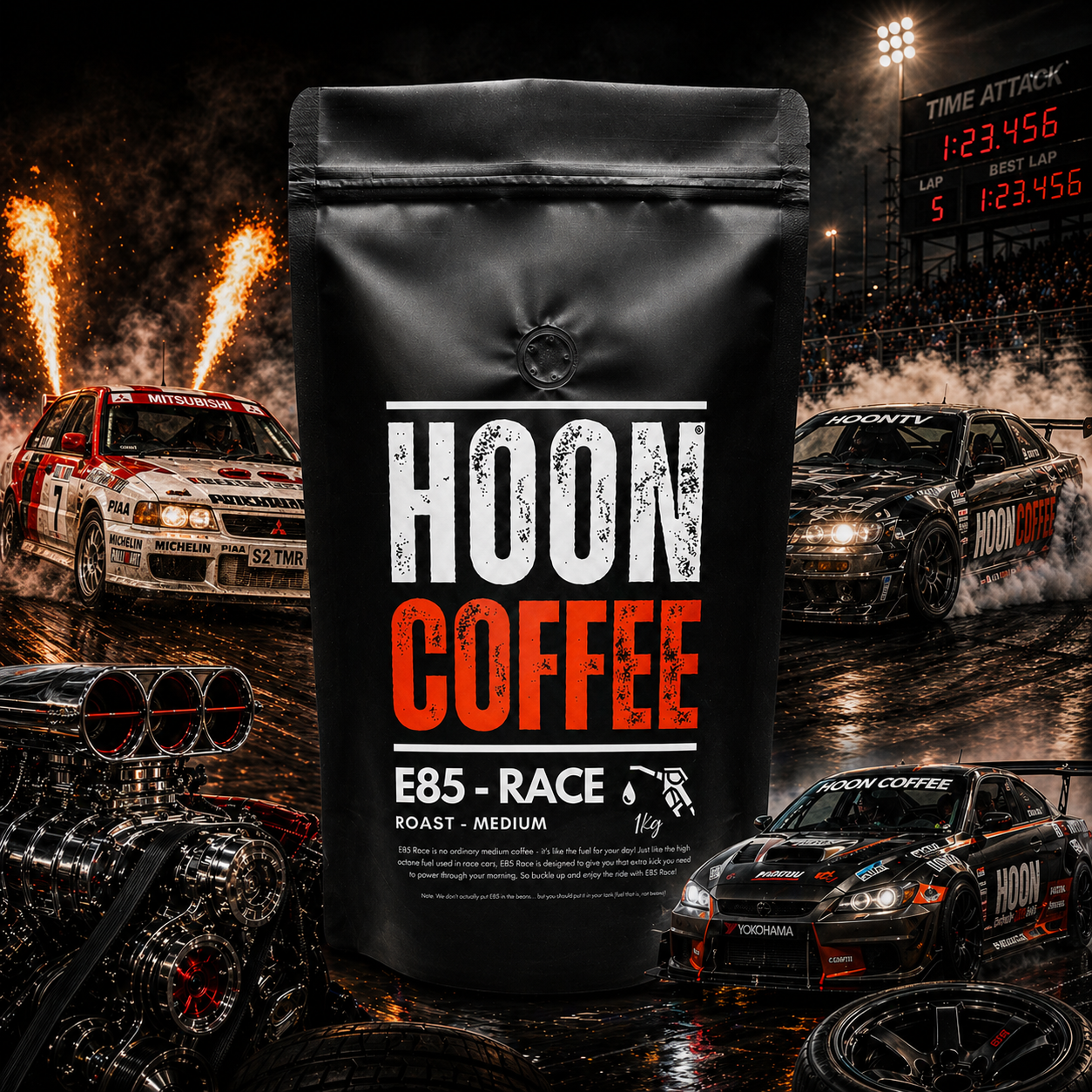 HOON COFFEE – E85 RACE (MEDIUM ROAST)